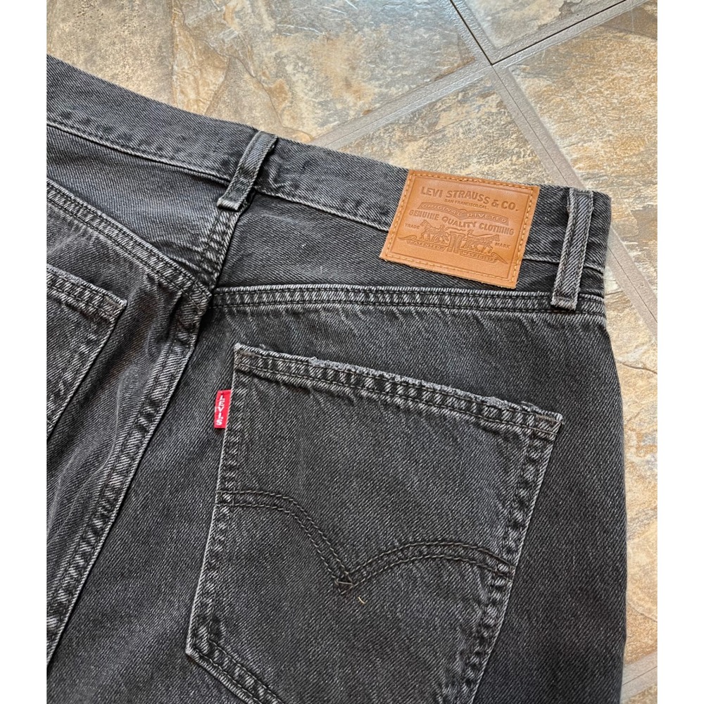 Levi's Premium 70s High Flare Jeans Women 30 Black NEW High Rise Denim - Picture 6 of 11